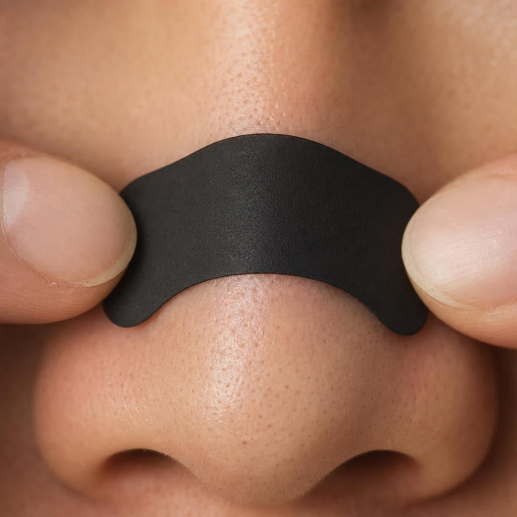 Place it on the bridge of your nose